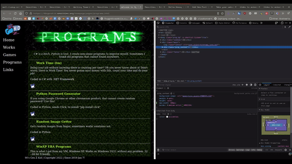 A gif of a website being resized without text getting cut off
